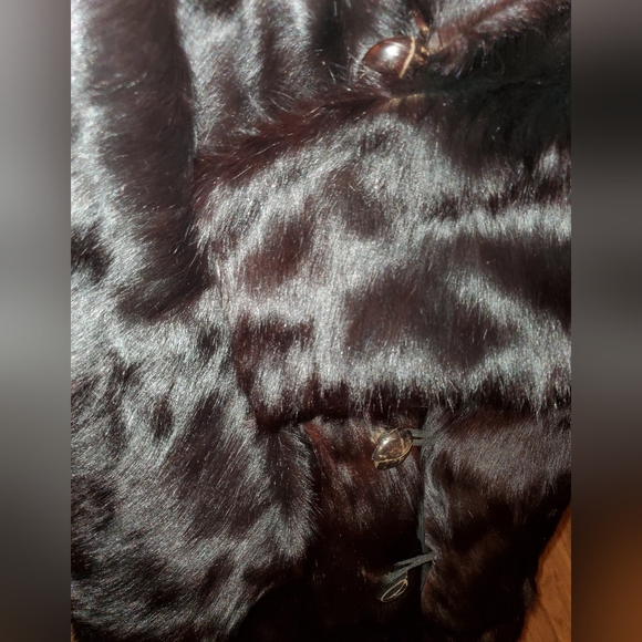 🐻🐻🐻MEN'S BLACK BEAR FUR FULL LENGTH COAT🐻🐻🐻 - Picture 15 of 16